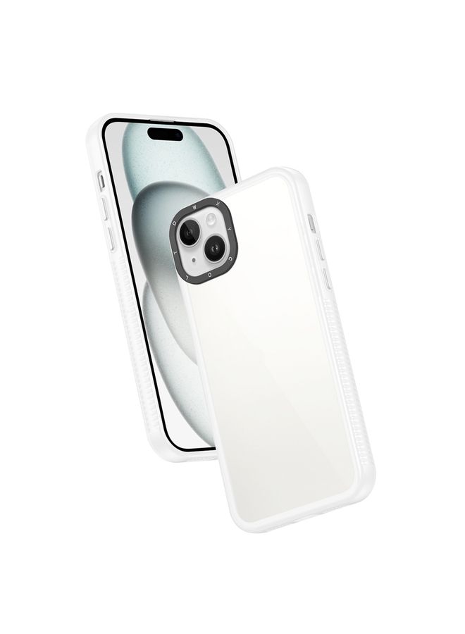 Case Cover For iPhone 14 Plus Frame Two Color Lens Ring TPU Phone Case Transparent
