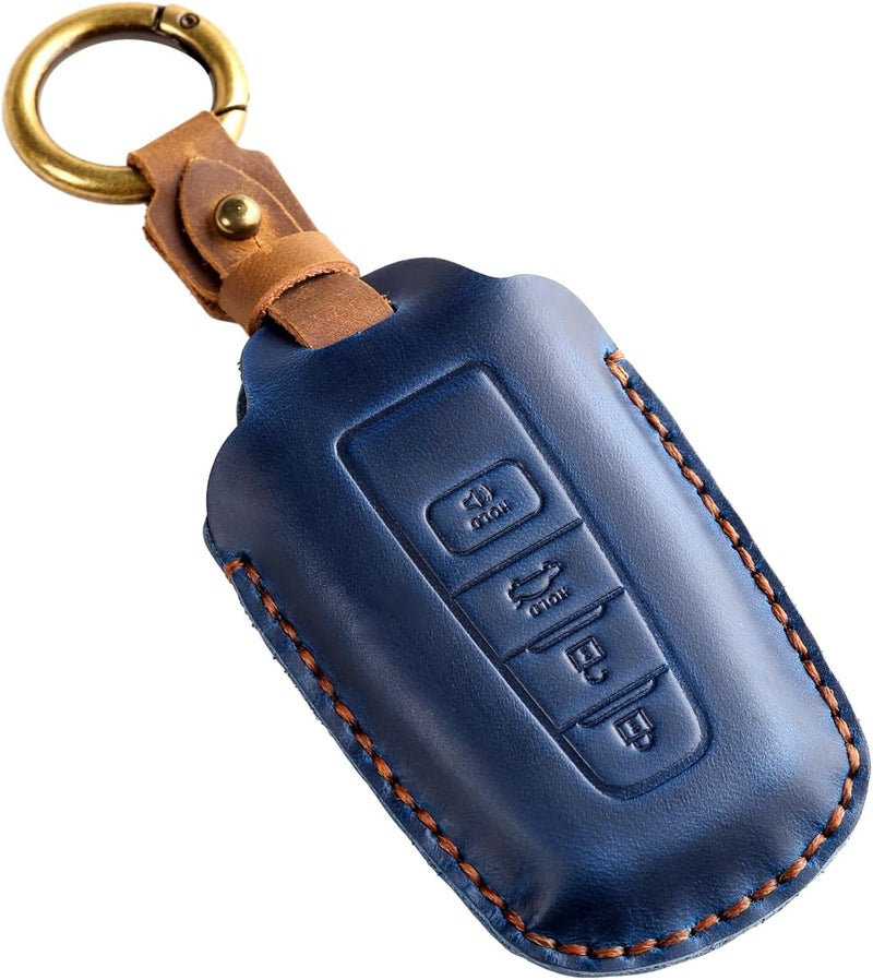 OFFCURVE Leather Key Fob Cover for Toyota Models - Image 1