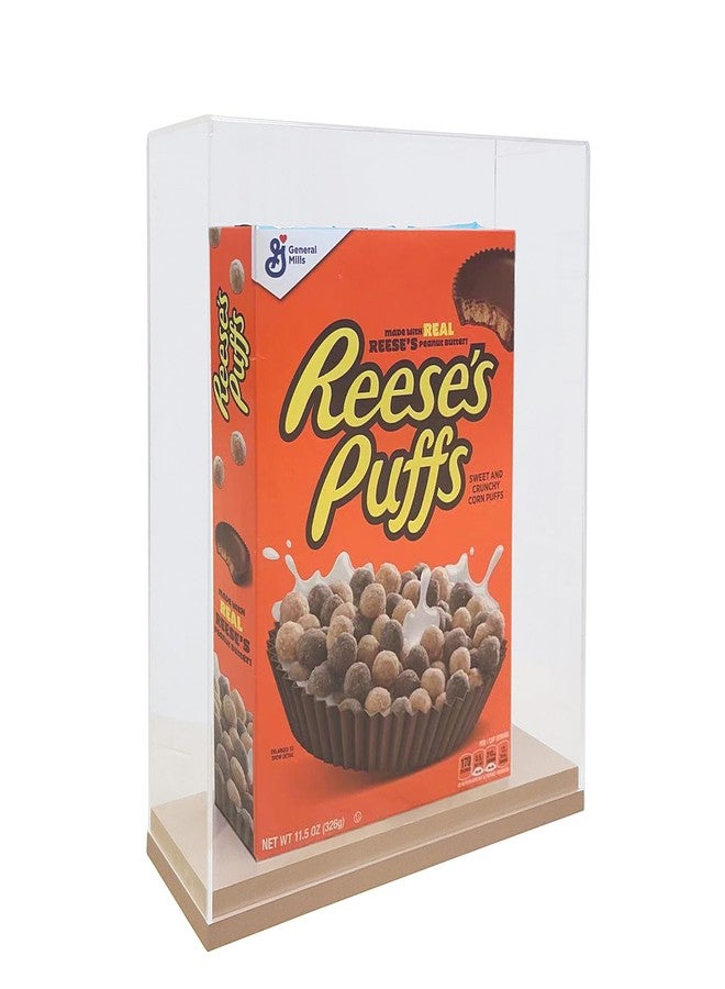 FixtureDisplays Small 8.5x2.5x12 Acrylic Cereal Box Display Trophy Figurine Glorifier Book Showcase Candy Dispenser,Check Out Our Larger Model(10.8x4x12.9) Please Check Select Right Size 10062-NF - Image 1