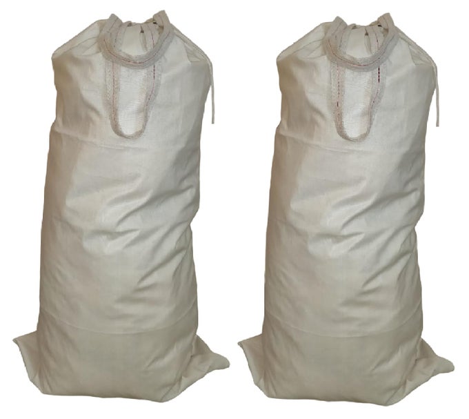 2 PCS LAUNDRY PEG BAG FOR LAUNDRY CLOTHES WITH STRONG HANDLES FOLDABLEWASHABLE REUSABLEEASY TO CARRY MATERIAL THICK COTTON FABRIC