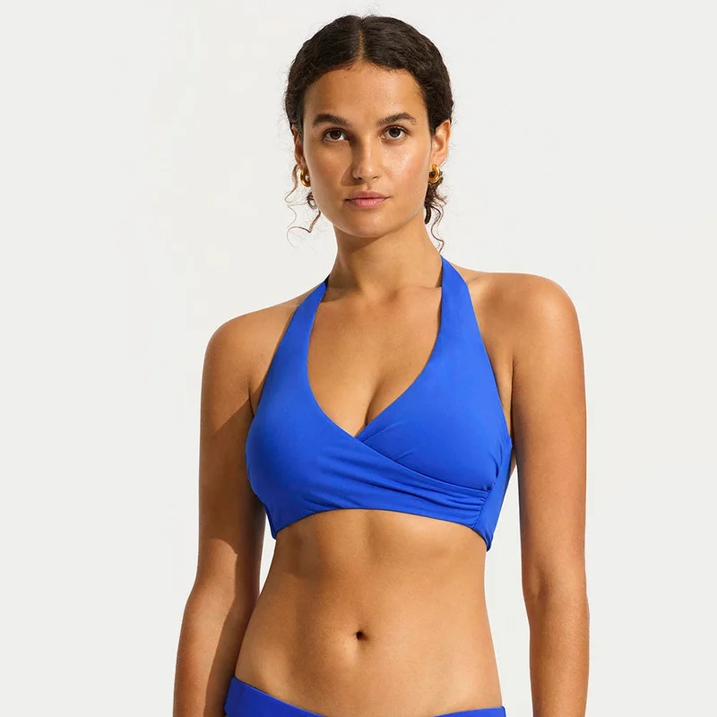 SEAFOLLY Collective DD Wrap Front Halter Bra - Women
