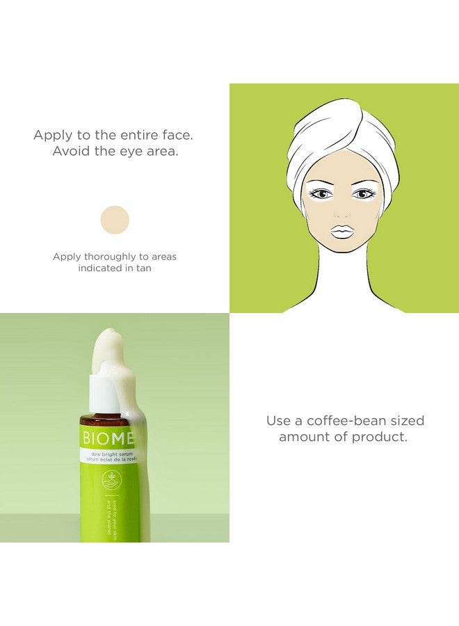 إيمدج العناية بالبشرة Biome+ Dew Bright Serum مصل الوجه الصديق للميكروبيوم يعزز اللمعان ويعزز المرونة 1 أونصة سائلة - Image 4