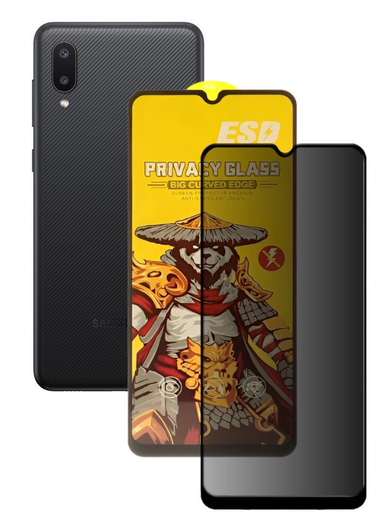 ESD Tempered Dustproof Glass Screen Protector Compatible For Samsung Galaxy A02 - Image 1