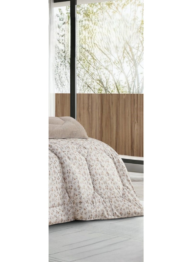 Horse Double bedspread made of soft velvet and fur with a floral design to provide you with warmth and comfort - Image 4