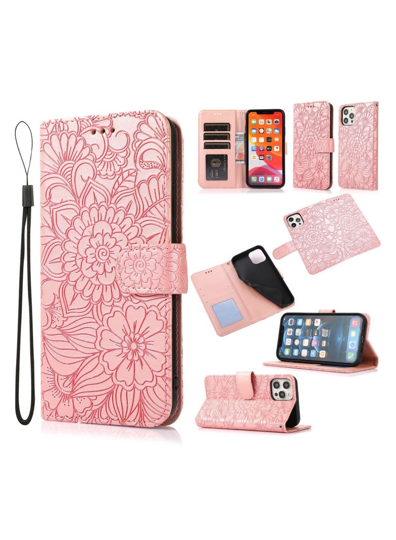 Loquat Suitable For iPhone Wallet-style Embossed Phone Case  - Image 2