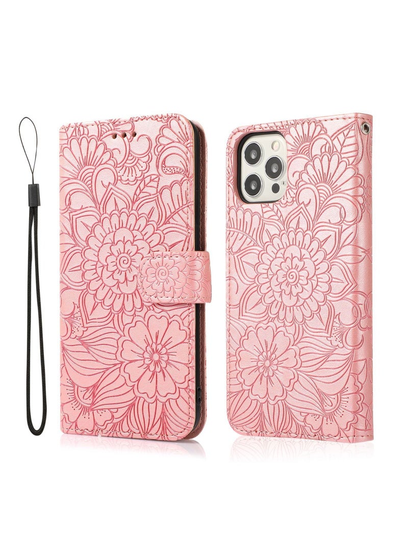 Loquat Suitable For iPhone Wallet-style Embossed Phone Case  - Image 1
