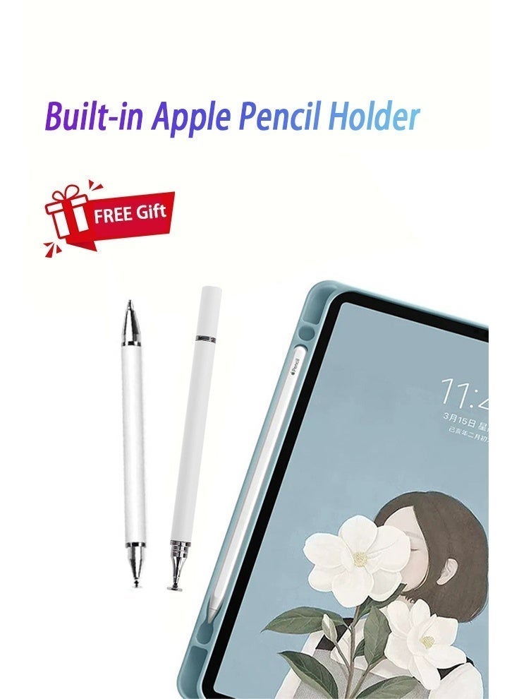 جراب iPad من الجيل الحادي عشر (A16 2025) وجراب لوحة المفاتيح السحرية من الجيل العاشر مقاس 10.9 بوصة - جراب iPad مع لوحة مفاتيح، خاصية التنبيه الذكي/إيقاف تشغيل الشاشة - أزرق - Image 5