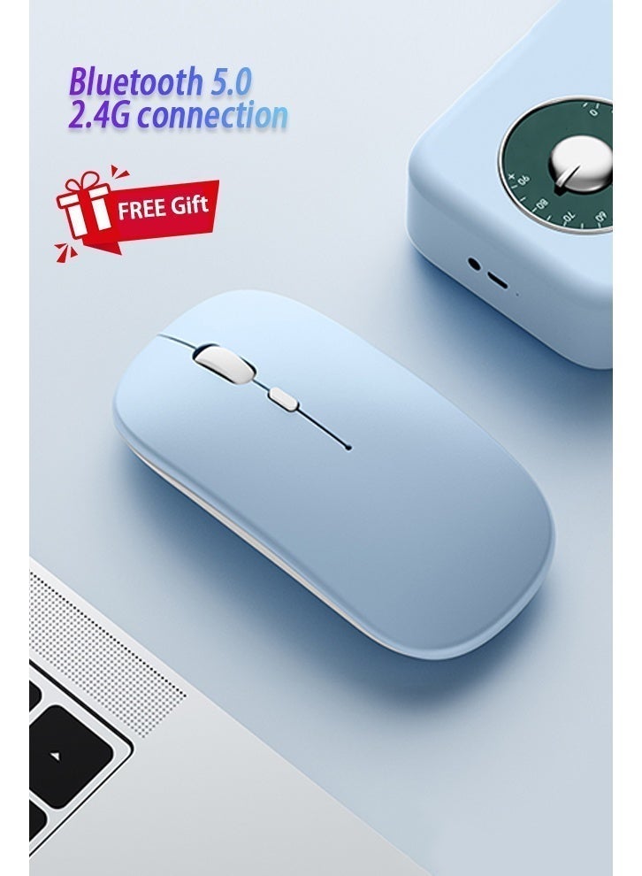 جراب iPad من الجيل الحادي عشر (A16 2025) وجراب لوحة المفاتيح السحرية من الجيل العاشر مقاس 10.9 بوصة - جراب iPad مع لوحة مفاتيح، خاصية التنبيه الذكي/إيقاف تشغيل الشاشة - أزرق - Image 4