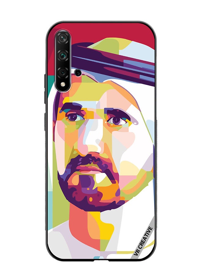 VR CREATIVE Protective Case Cover For Huawei Nova 5T Sheikh Mohammed Bin Rashid Al Maktoum Design Multicolour - Image 1