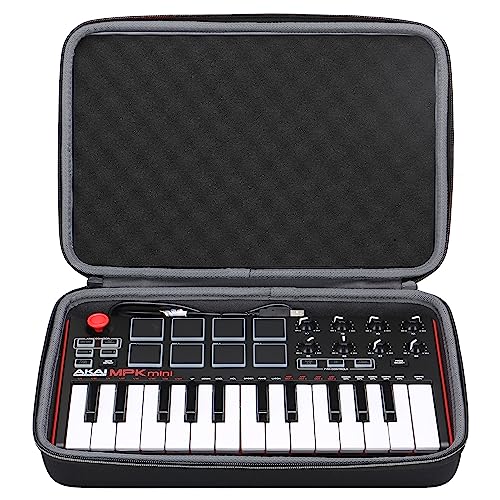 XANAD Hard Protective Case for Akai Professional MPK Mini MKII & MK3 & MPK Mini Play | 25-Key Ultra-Portable USB MIDI Drum Pad & Keyboard Controller - Image 3