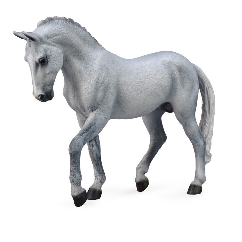 CollectA Horse Life Trakehner Grey Stallion Toy Figure