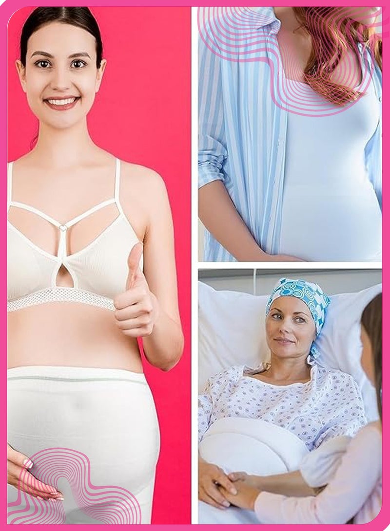 شي آند ليتل 8 قطع سراويل داخلية شبكية عالية الخصر, disposable postpartum panties, للاستخدام لمرة واحدة, مناسبة للولادة القيصرية, مريحة وقابلة لإعادة الاستخدام, الحمل السفر الجراحة السلس - Image 4