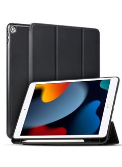 YoYoTech iPad 10.2 Inch Case 9th 8th 7th Generation case 2021 2020 2019  with Pencil Holder Sleep Wake Slim Soft TPU Back Smart Magnetic Stand Protective Cover  - Image 1