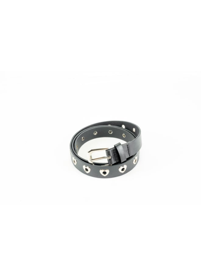 Generic Black Leather Waist Belt For Her 110 CM  - Image 1