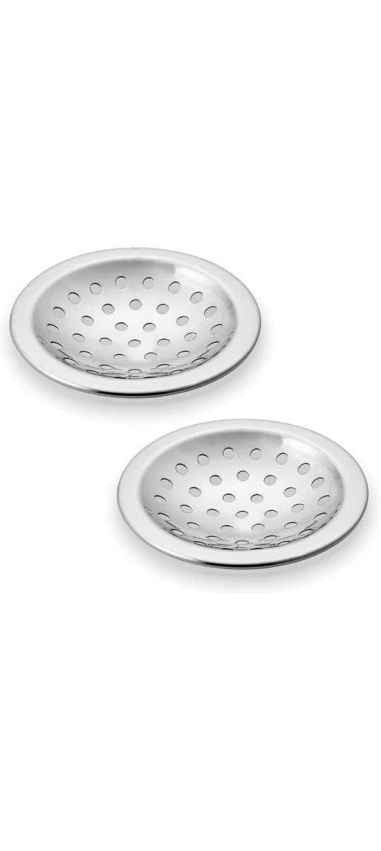 UNIKITCH ACCESSORIES UNIKITCH 3 Inch Premium Grade Stainless Steel Solid Polka Floor DrainerJali Set of 2 - Image 1