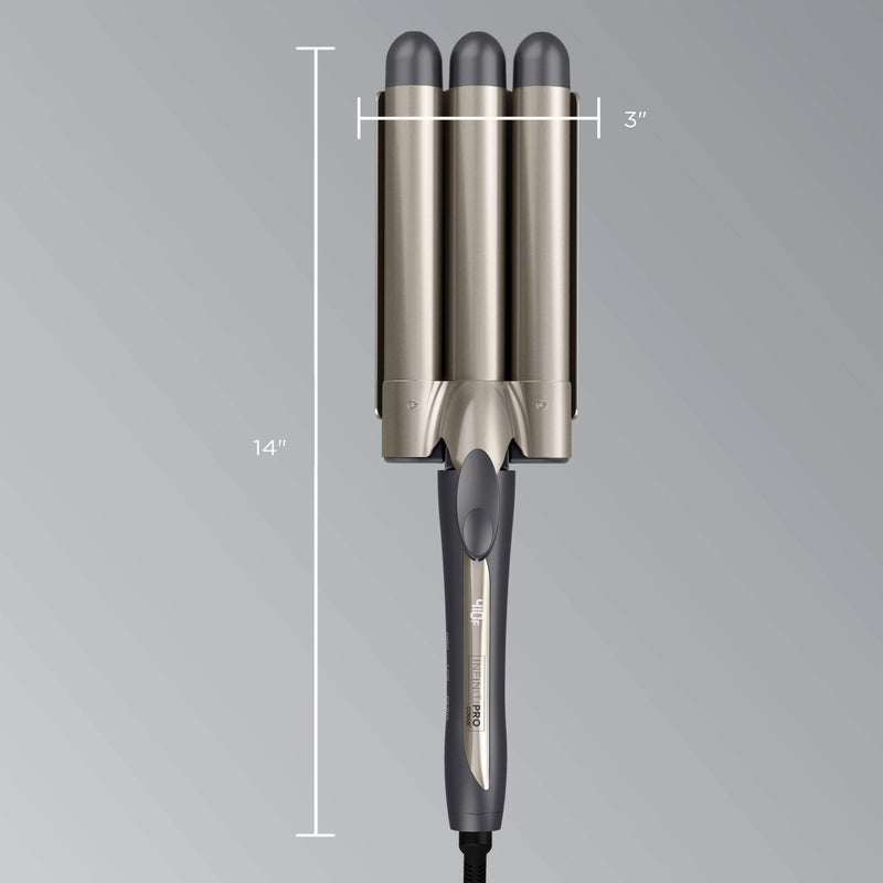 CONAIR INFINITIPRO by CONAIR 3 Barrel Curling Iron, Hair Waver, Create Beachy Waves, Long-Lasting Waves for use on Medium to Long Hair - Image 5