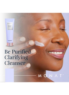 monat MONAT Be Balanced Foamy Cleanser - Purifying & Softening Foaming Facial Cleanser. Skin-Smoothing Antioxidants and Natural Fruit Acids Foaming Face Wash. Cleansing Foam - Net Wt. 120 ml / 4.0 fl. oz.  - Image 2