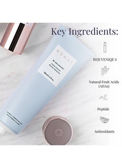 monat MONAT Be Balanced Foamy Cleanser - Purifying & Softening Foaming Facial Cleanser. Skin-Smoothing Antioxidants and Natural Fruit Acids Foaming Face Wash. Cleansing Foam - Net Wt. 120 ml / 4.0 fl. oz.  - Image 3