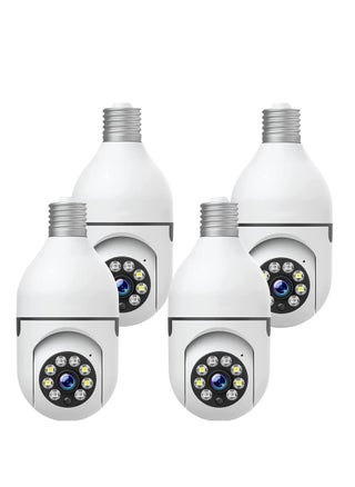 (5-Pack) WiFi Light Bulb Cameras – 360° Wireless Outdoor Security Cameras with 1080P Color Night Vision & Motion Detection - pzsku/Z3222ED3DF4951EA3D5FBZ/45/_/1730983657/17331e74-0291-4985-b461-43a63fe98aa3