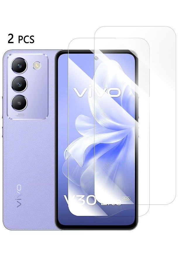 X-level 2 PCS Tempered Glass Screen Protector for Vivo V30 Lite, Comfortable Touch Feeling, Easy Clean Install, HD Clear Anti-scratch Anti-drop Anti-fingerprint Phone Display Cover Accessory - Image 1