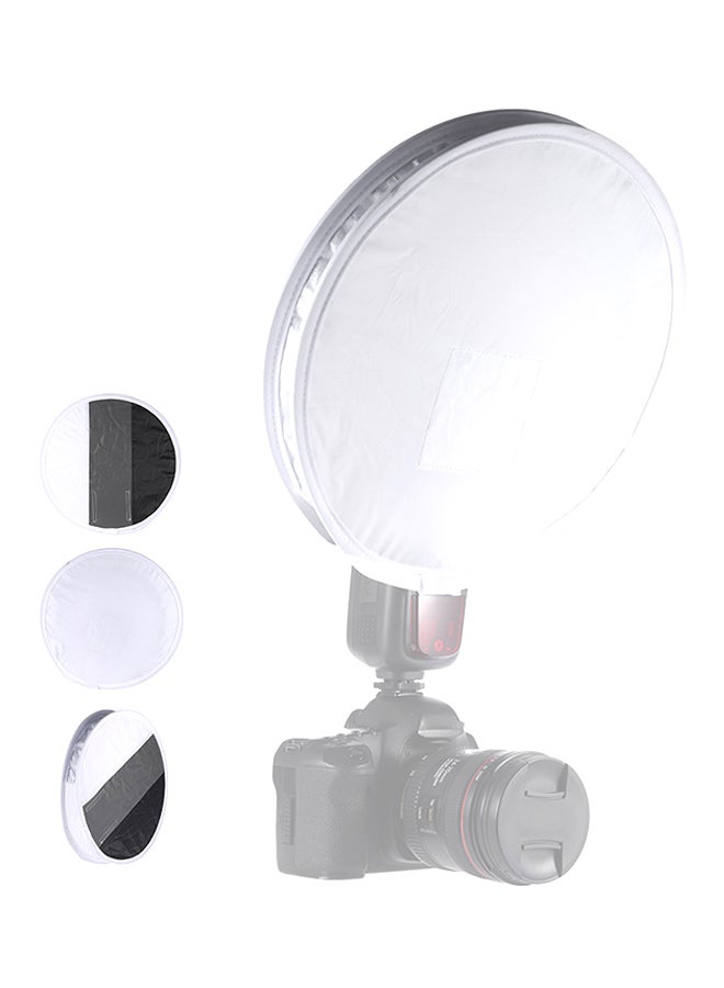 Aknur موزع فلاش متعدد الوظائف بصندوق الإضاءة المثبت على الكاميرا أبيض - Image 5