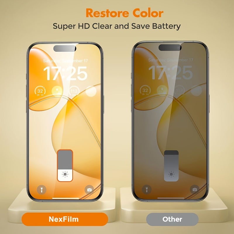 Anti Spy Screen Protector Compatible with iPhone SE 2020 Full Coverage Privacy - Image 5