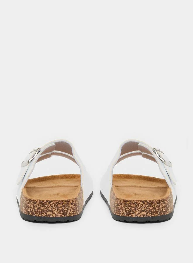 Styli Platform Sole Double Band Sandals