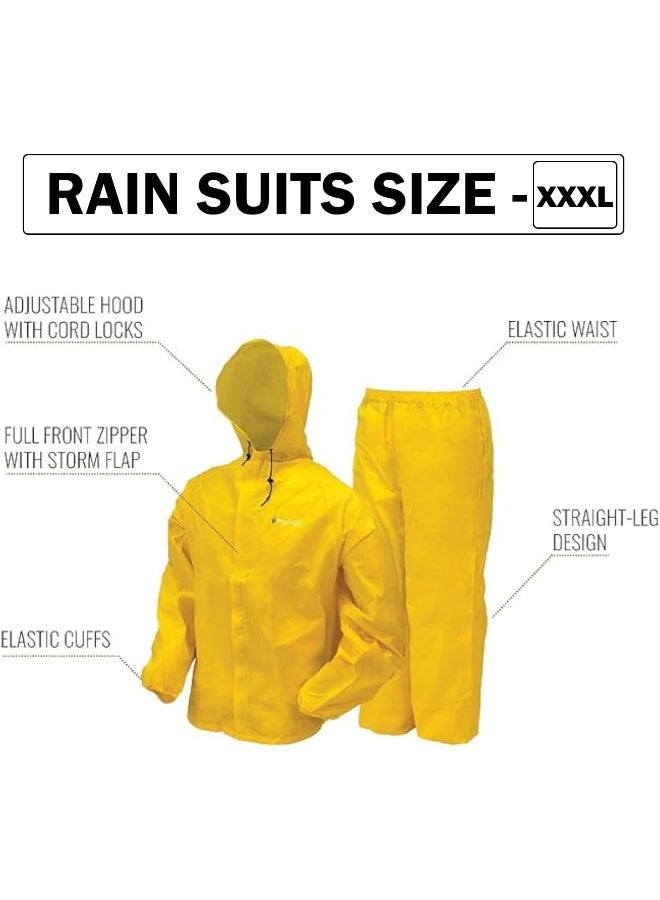 Royal Apex Reusable Waterproof Rain Coat Poncho Jacket - Image 2