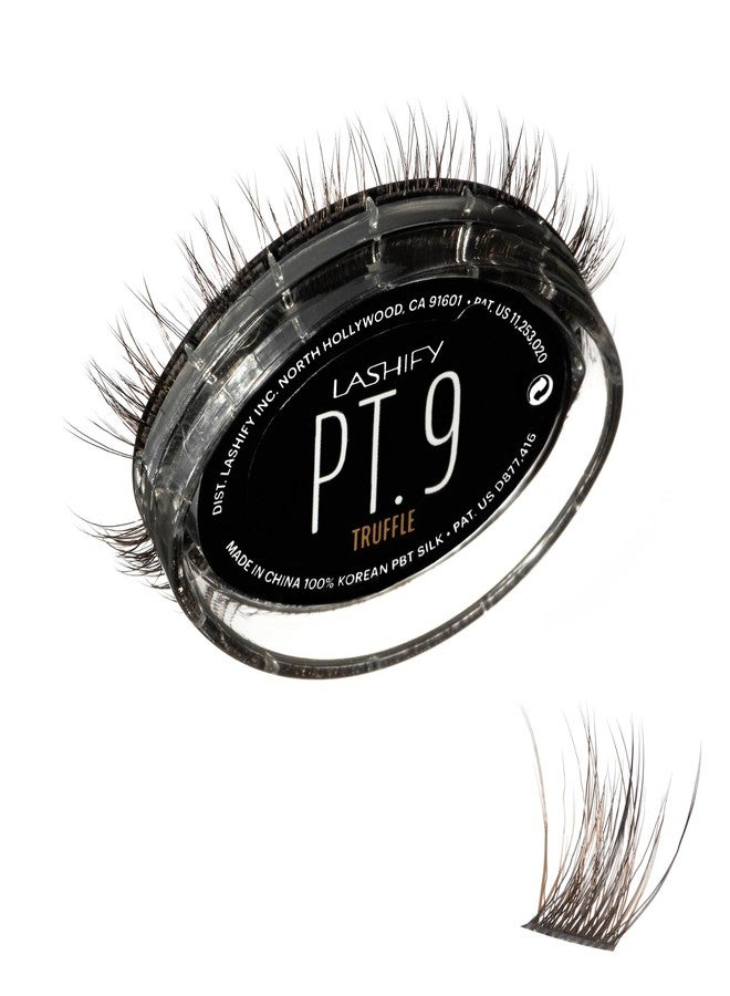 Lashify Plushy Tame 9mm Gossamer Lashes in Truffle Color, Easy DIY False Lashes for a Voluminous Yet Still Natural Look - Image 1