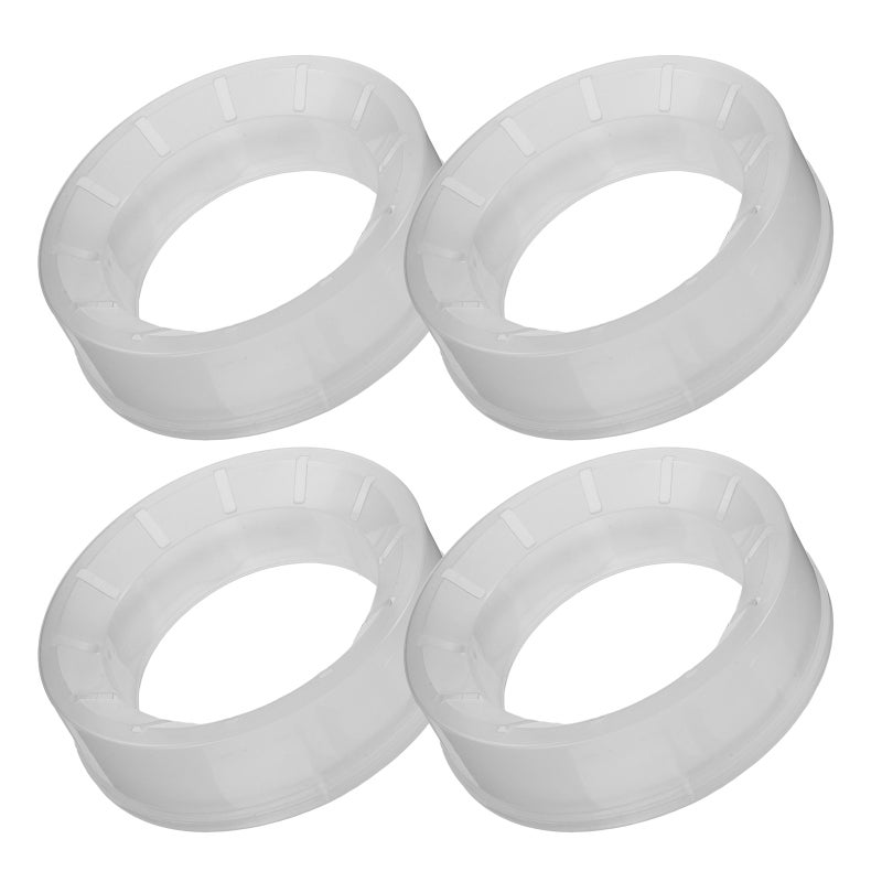 4pcs Diaper Pail Refill : Essentials Round Refill Compatible With Diaper Bin For Trash Can Replacement In Nursery And Home Use White - Image 4