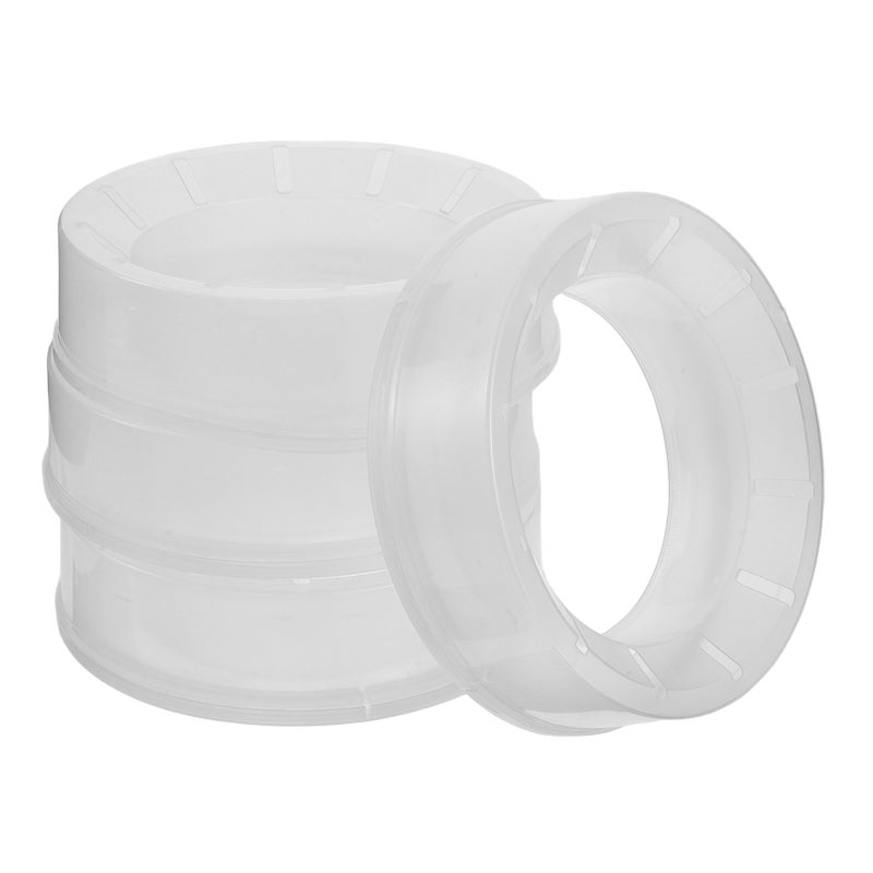 4pcs Diaper Pail Refill : Essentials Round Refill Compatible With Diaper Bin For Trash Can Replacement In Nursery And Home Use White - Image 5