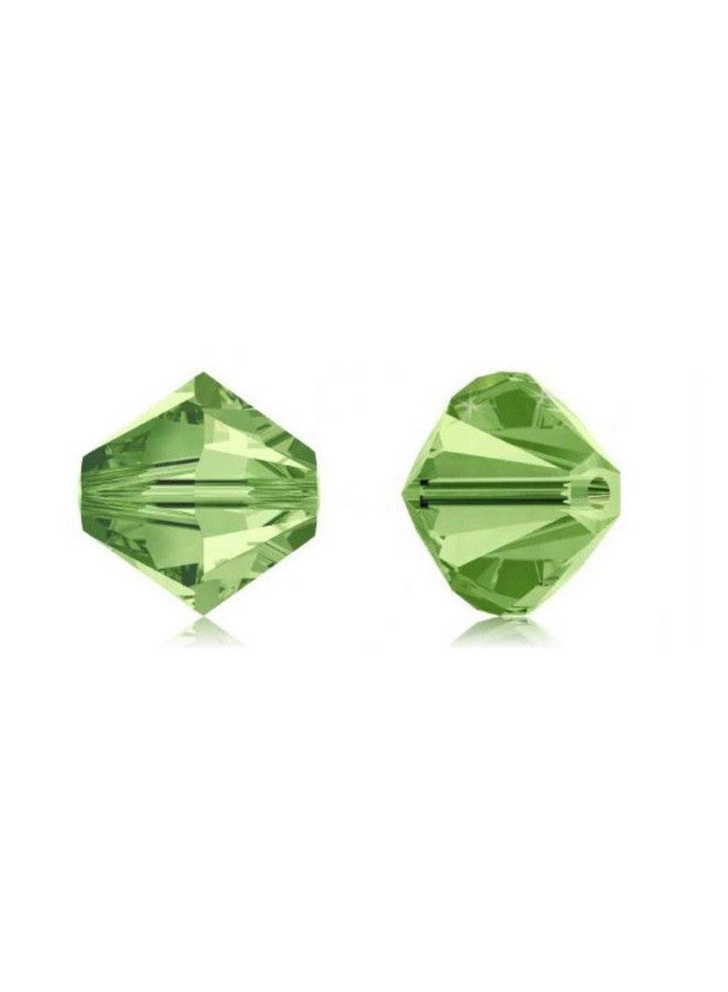 Adabele 200Pcs Adabele Austrian 3Mm (0.12 Inch) Small Faceted Loose Bicone Crystal Beads Peridot Green Compatible With Swarovski Crystals Preciosa 5301 5328 Ssb316 - Image 1