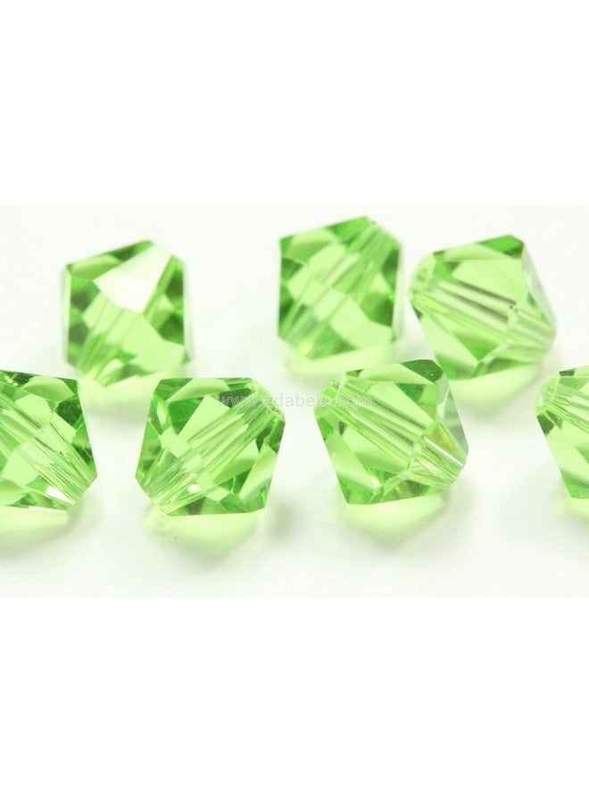 Adabele 200Pcs Adabele Austrian 3Mm (0.12 Inch) Small Faceted Loose Bicone Crystal Beads Peridot Green Compatible With Swarovski Crystals Preciosa 5301 5328 Ssb316 - Image 3