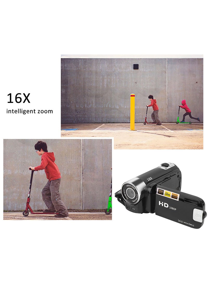 Zopsc Zopsc Video Camera Camcorder, Full 1080P Digital Camera Recorder, 2.7 Inch Colourful Display Screen 16X Digital Zoom Vlogging Camera, for YouTube, for Travel, Vlog  - Image 3