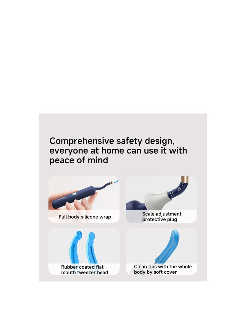 Bebird Earsight Plus: Ear Wax Removal Tool Camera & Light, Visual Earwax Cleaner with Cleaning Kit As Spade/Spoon/Picker/Tweezers Clean Ears for Family, Ear-Scope Wireless WiFi Connect (Dark Blue)  Ear Cleaner for iOS & Android - Image 3