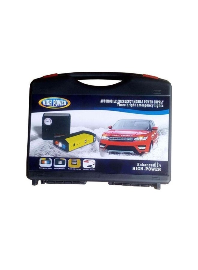 MUNTAQI High Power 12V Car Jump Starter – 20000mAh Portable Battery Booster Pack with Smart Clamps, Power Bank Charger, Emergency LED Flashlight, 12V DC Output for Cars, SUVs, Trucks, and Motorcycles - Image 4