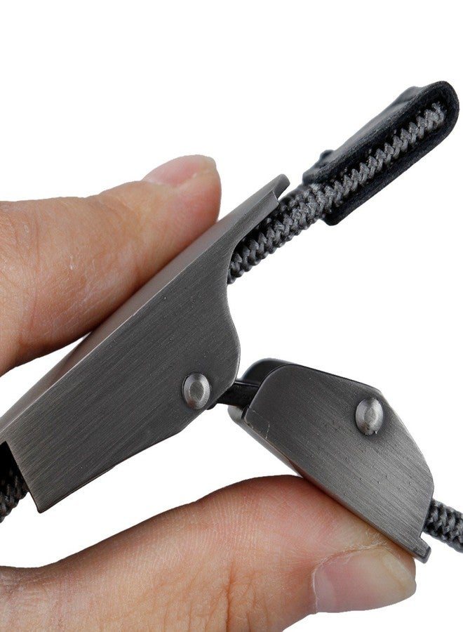 moonsix Elastic Belts for Men,Tactical Military Style Webbing Stretch Outdoor Belt,Grey - Image 3