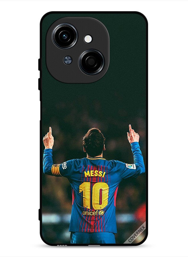 Covernex Tecno Spark Go 1 4G Protective Case Cover The King Messi - Image 1