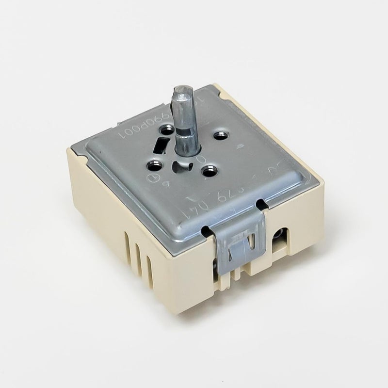 Universal Range Burner Infinite Control Switch - Replacement Part #WB24T10058CM, WB24T10058, Push to Turn, Figure 8 Shaft, Fit for Compatible Ranges - Image 1