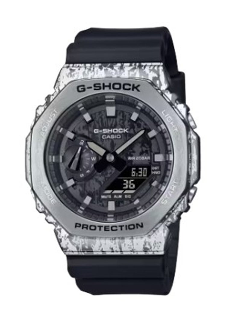 G-SHOCK ساعة يد G-Shock للرجال GM-2100GC-1ADR أنالوج-رقمي