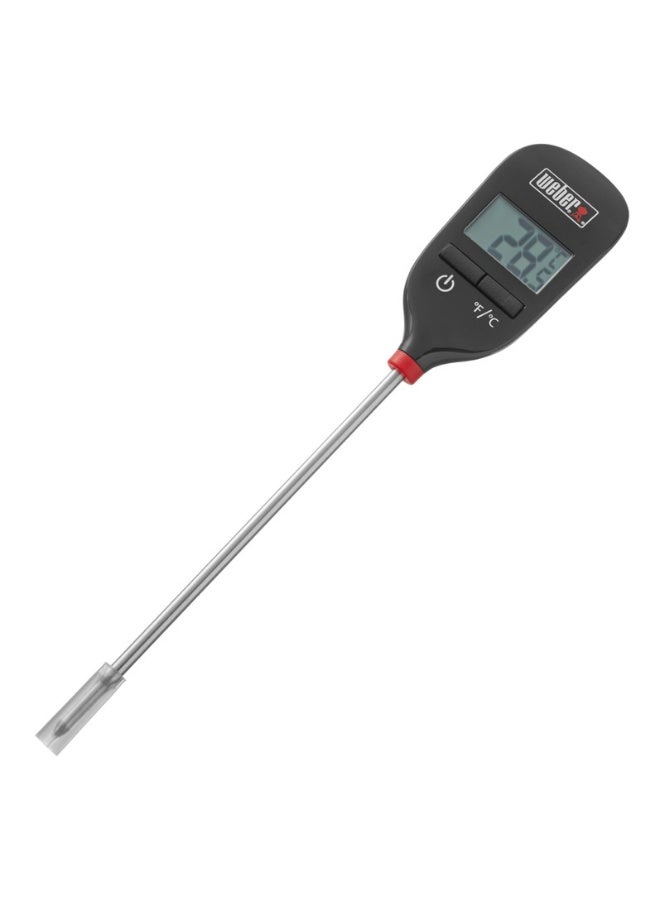 Weber Instant Read Thermometer for Barbeque and Outdoor Cooking | Black| Premium Grilling accessory