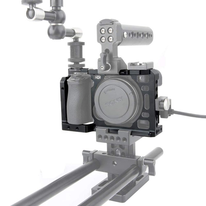 NICEYRIG Camera Cage for Sony Alpha A6400 A6500 with Second Lock Point - 082 - Image 2