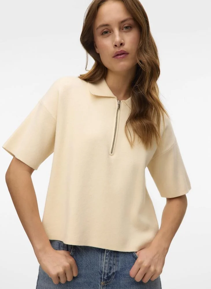 VERO MODA Vmgold Poloneck Pullover Cardigans