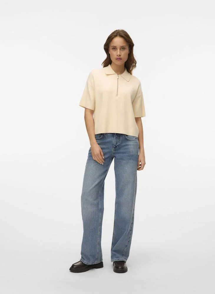 VERO MODA Vmgold Poloneck Pullover Cardigans