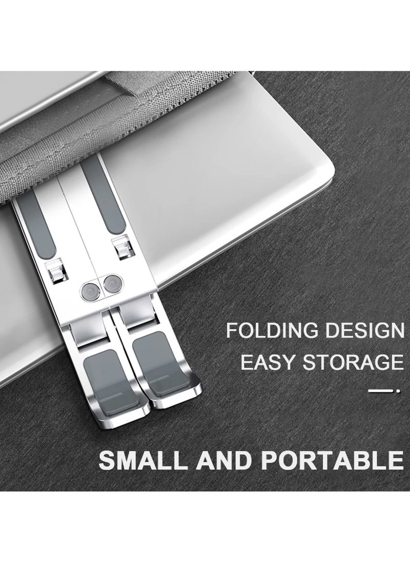LIMITLESS Laptop Stand Foldable 10-level Adjustable Stand, Ventilation, Heat Dissipation, Aluminum Alloy + silicone  - Image 3
