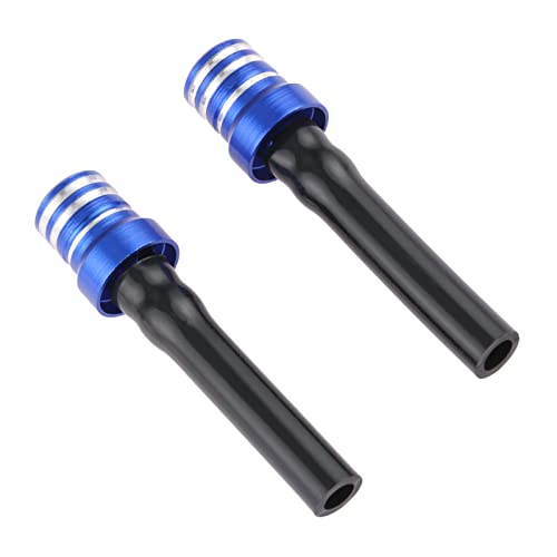 Mtsooning 2PCS Gas Breather Hose, Fuel Tank Cap Tube, Valve Vent Tube CNC Universal Replacement for Atv Motorcycle Dirt Pit Quad Bike Motocross Blue - Image 1