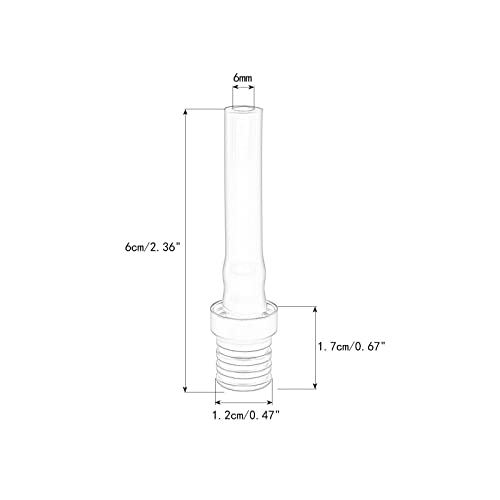 Mtsooning 2PCS Gas Breather Hose, Fuel Tank Cap Tube, Valve Vent Tube CNC Universal Replacement for Atv Motorcycle Dirt Pit Quad Bike Motocross Blue - Image 3