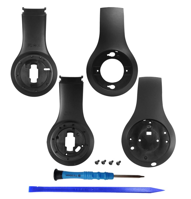 Knomix Housing Shell Including Left Right Inside and Outside Panel Parts Accessories Replacement for Studio 30 Wired Wireless Toolkit Black - Image 2