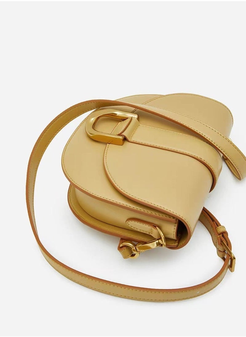 Charles & Keith Charles & Keith Gabine Horseshoe Buckle Saddle Bag Shoulder Bag 