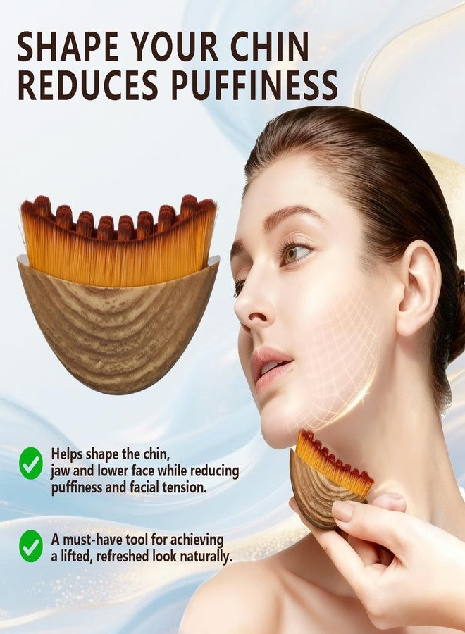 DMwespe 3 Pack Lymphatic Contour Face Brush, Lymphatic Drainage Contour Face Brush Massager with Prtective Case, Fit The Skin Precisely - Image 2